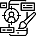 landing pages design icon