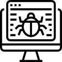 fixing website bugs icon