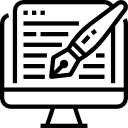 setting up blogging icon