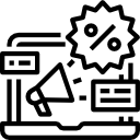 setting up online promos icon