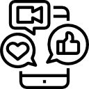 social media support icon