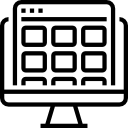 website structure management icon